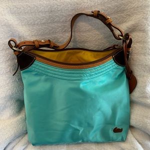 Teal nylon Dooney & Bourke Purse